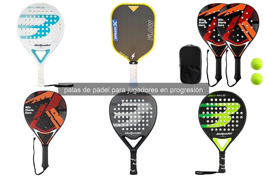 Características clave de palas de pádel para jugadores en progresión
