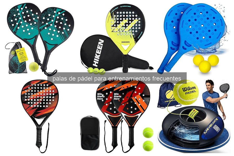 Características de las palas de pádel para entrenamientos frecuentes