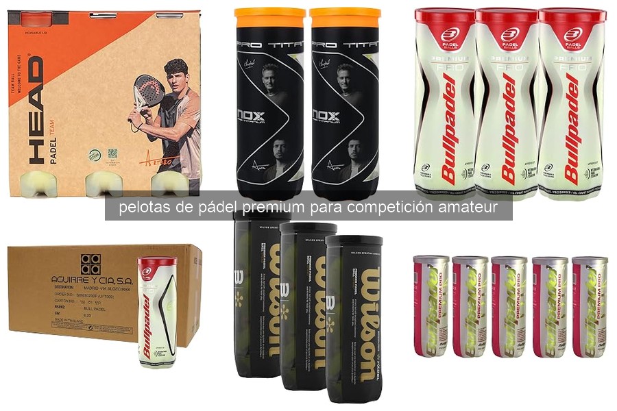 Características de las Pelotas de Pádel Premium para Competición