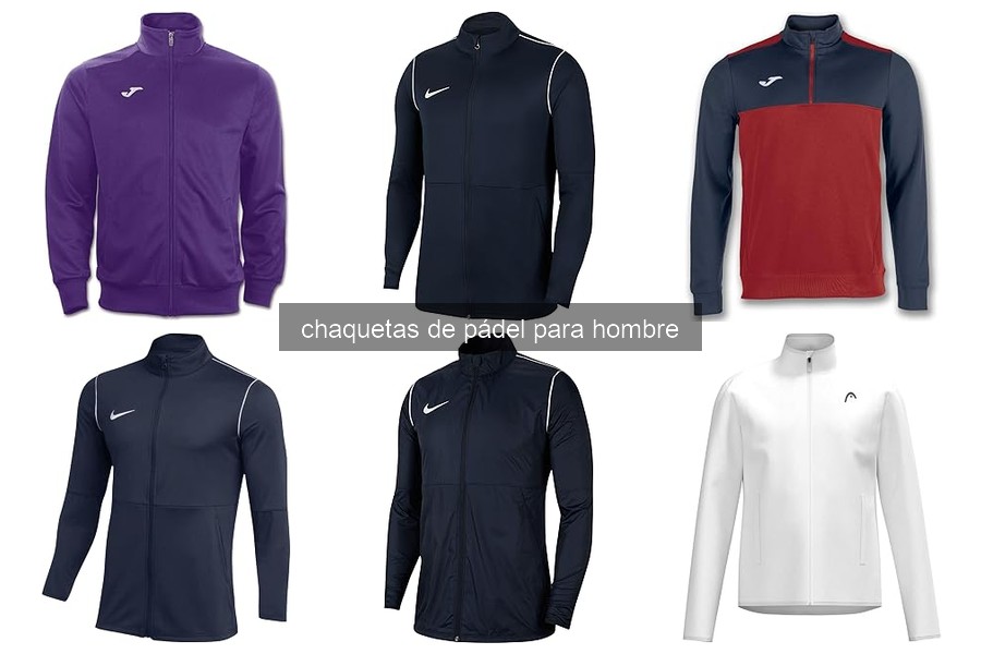Características esenciales de chaquetas de pádel para hombre