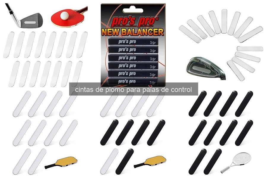 Cintas de plomo para palas de control: ¿Qué son y cómo funcionan?