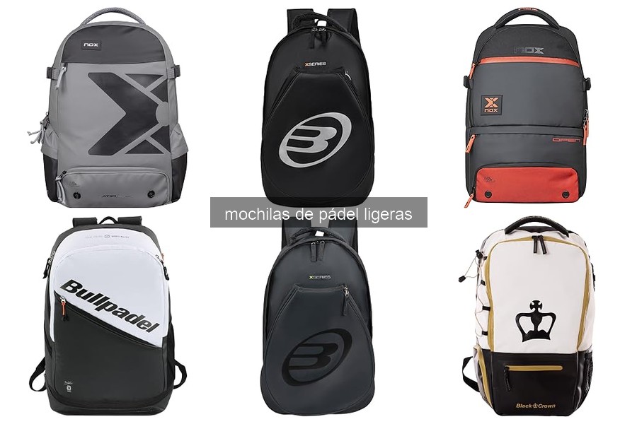 Cómo elegir la mochila de pádel ligera perfecta para ti