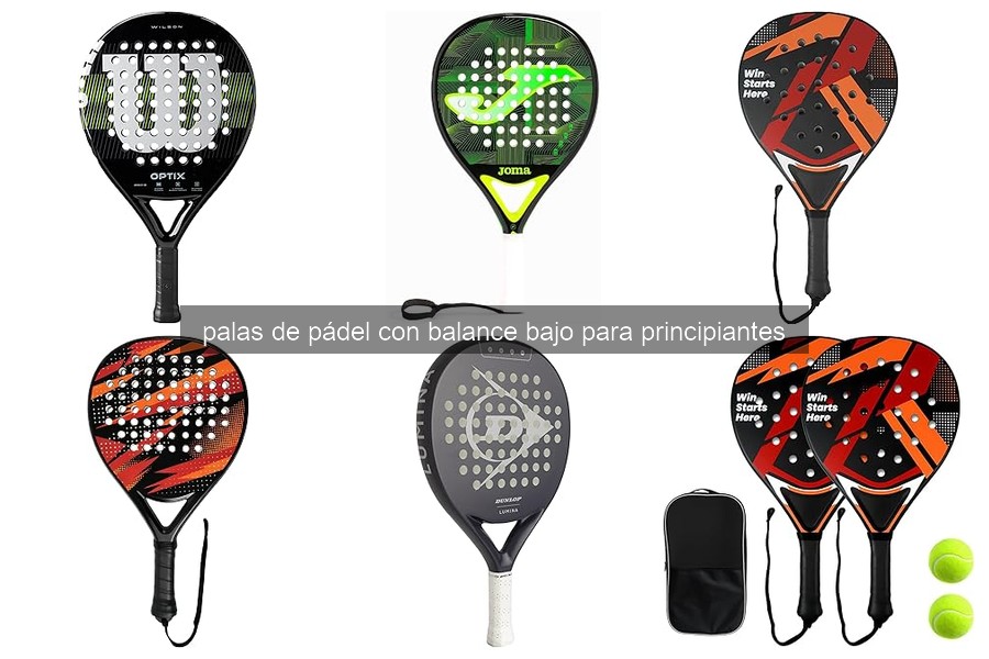 Cómo elegir la pala de pádel con balance bajo para principiantes