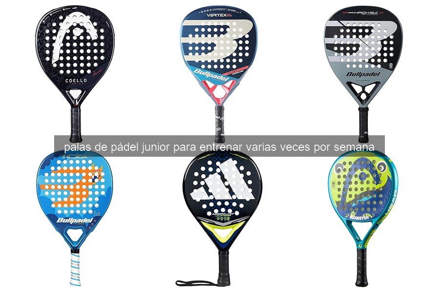 Cómo elegir la pala de pádel junior ideal para entrenar