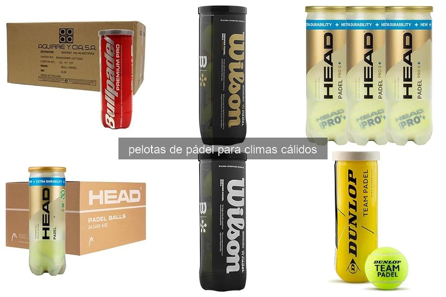 Cómo elegir pelotas de pádel para climas cálidos