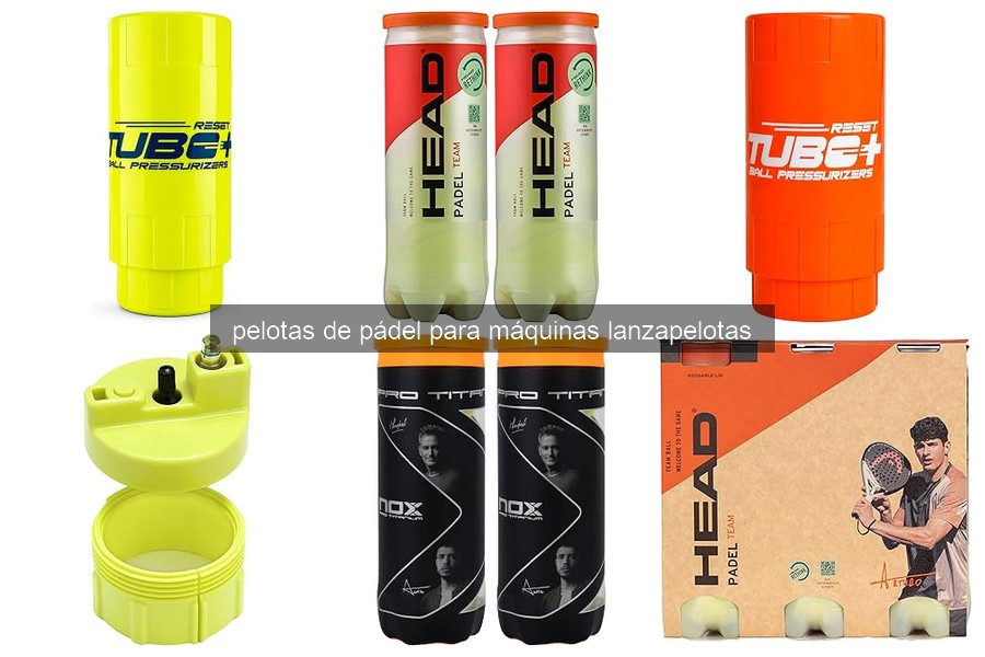 Cómo elegir pelotas de pádel para máquinas lanzapelotas