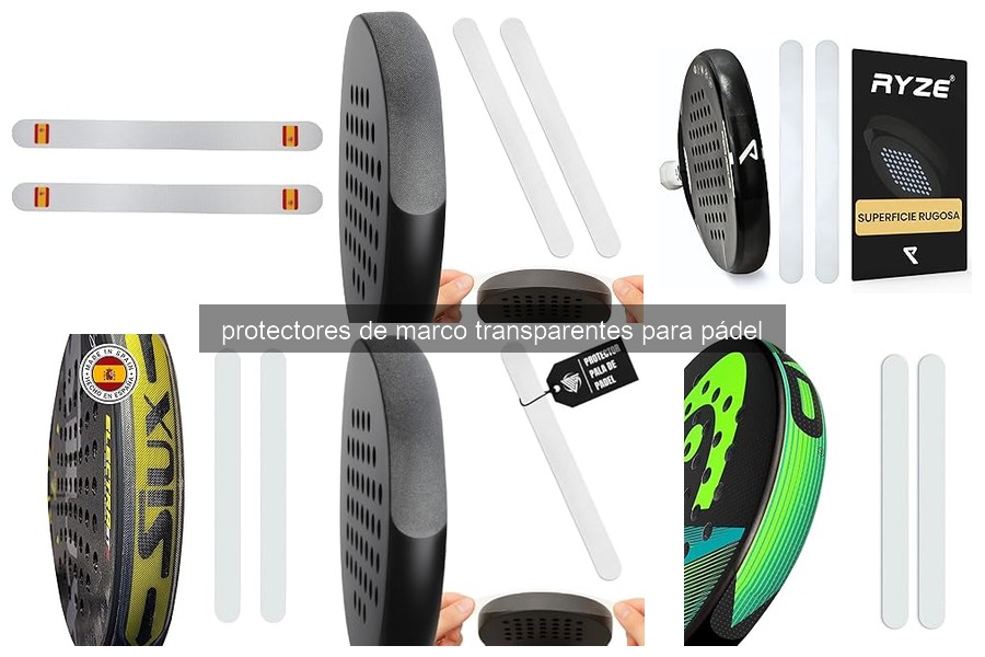 Cómo instalar un protector de marco transparente para pádel