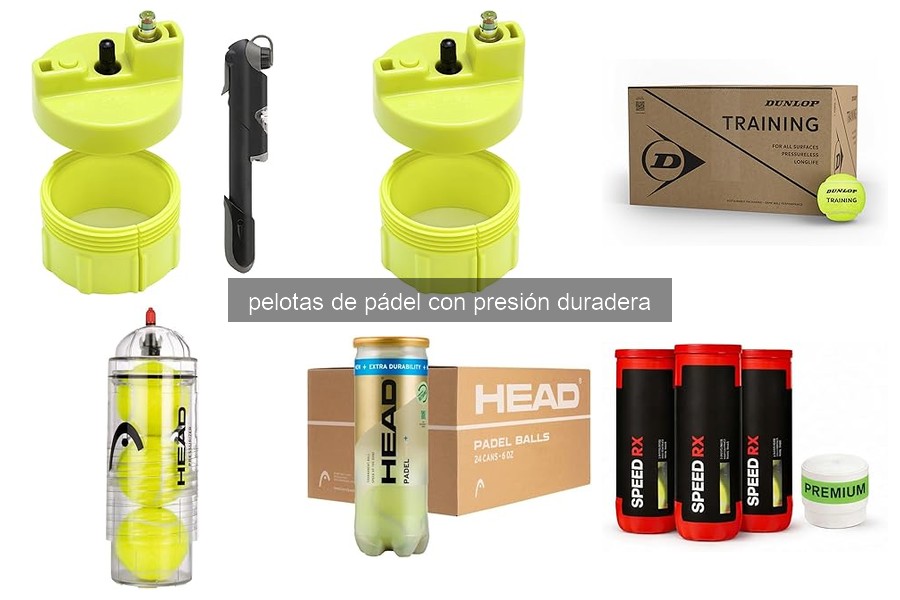 Cómo mantener pelotas de pádel con presión duradera