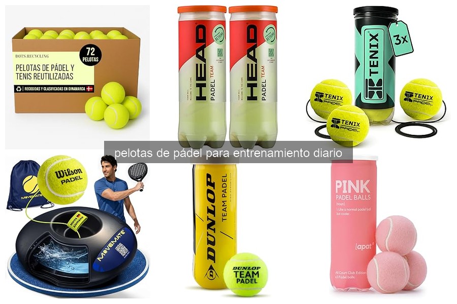 Comparativa de pelotas de pádel: precios y calidad para entrenamiento