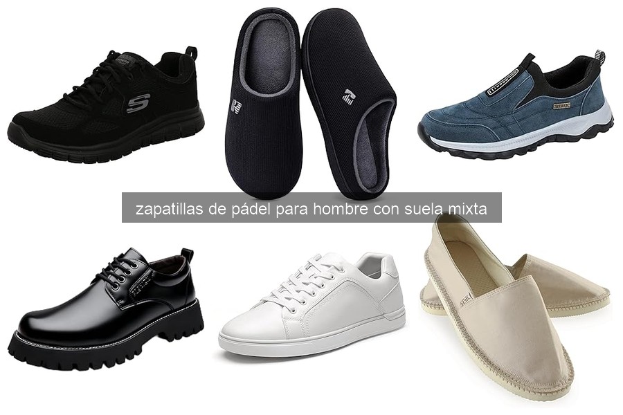 Comparativa de zapatillas de pádel para hombre con suela mixta