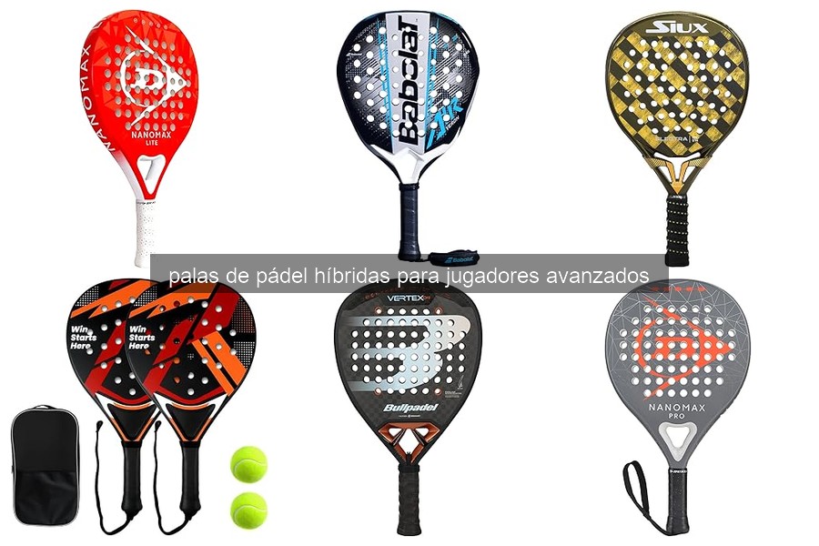 Diferencias entre palas de pádel híbridas y otras tipos