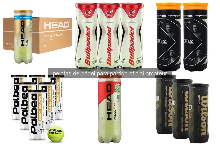 Diferencias entre pelotas de pádel para partidos oficiales y recreativos