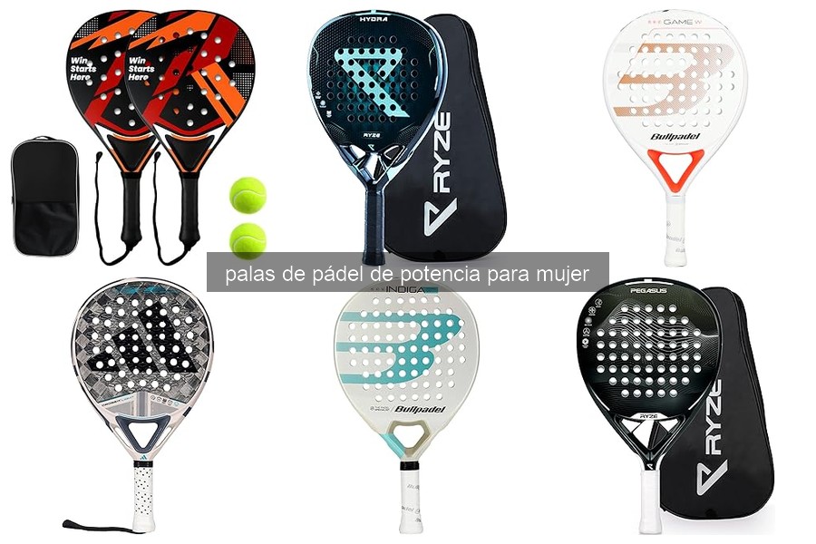 Guía de compra de palas de pádel de potencia para mujer