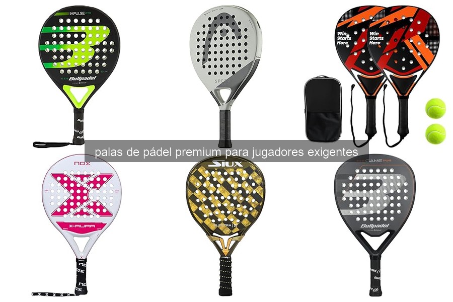 Guía de compra: Palas de pádel premium para jugadores exigentes