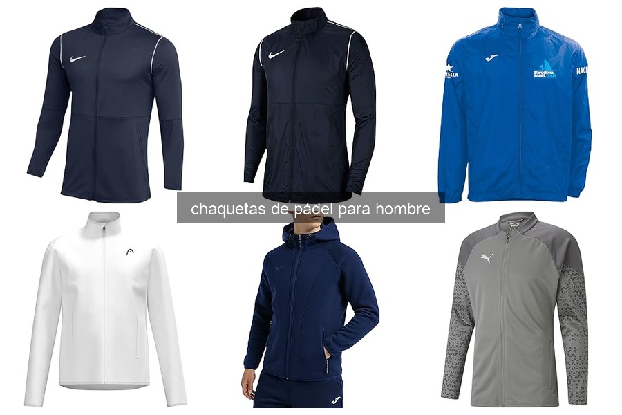 Mejores chaquetas de pádel para hombre en 2026
