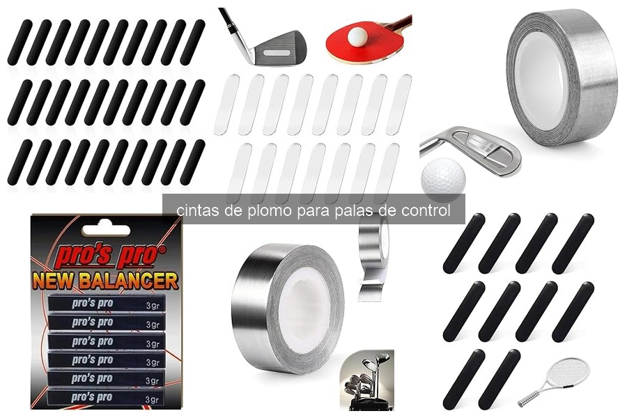 Mejores cintas de plomo para jugadores avanzados de pádel