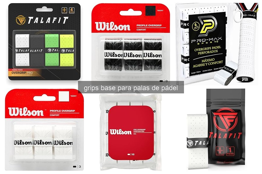 Mejores grips para palas de pádel según tu nivel de juego