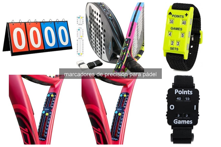 Mejores marcadores de precisión para pádel: guía de compra 2026