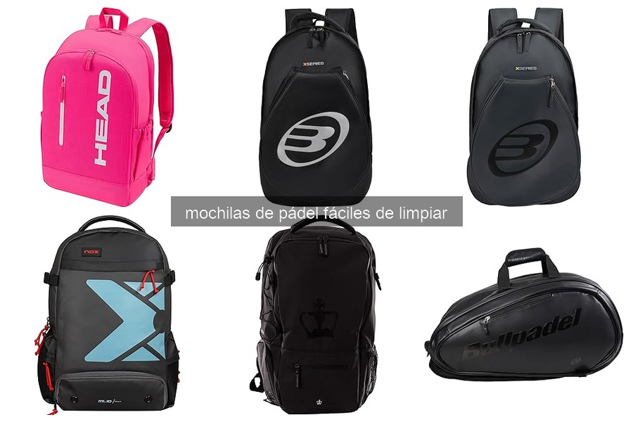Mejores mochilas de pádel fáciles de limpiar en 2026