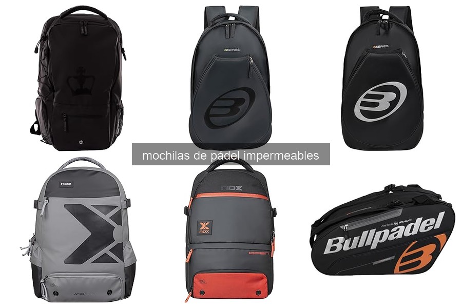 Mejores mochilas de pádel impermeables para principiantes 2026