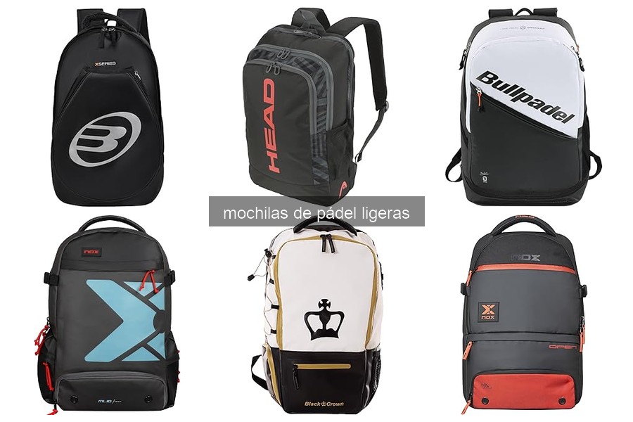 Mejores mochilas de pádel ligeras para principiantes 2026