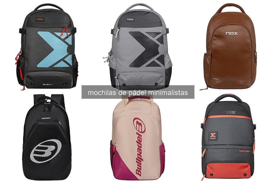 Mejores mochilas de pádel minimalistas para principiantes 2026