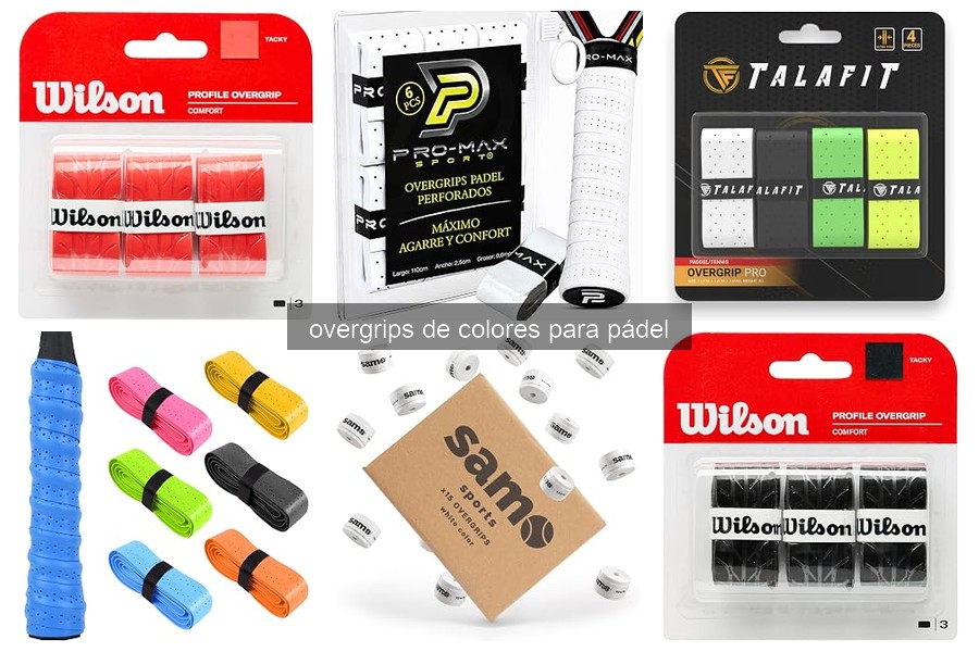 Mejores overgrips de colores para pádel en 2026