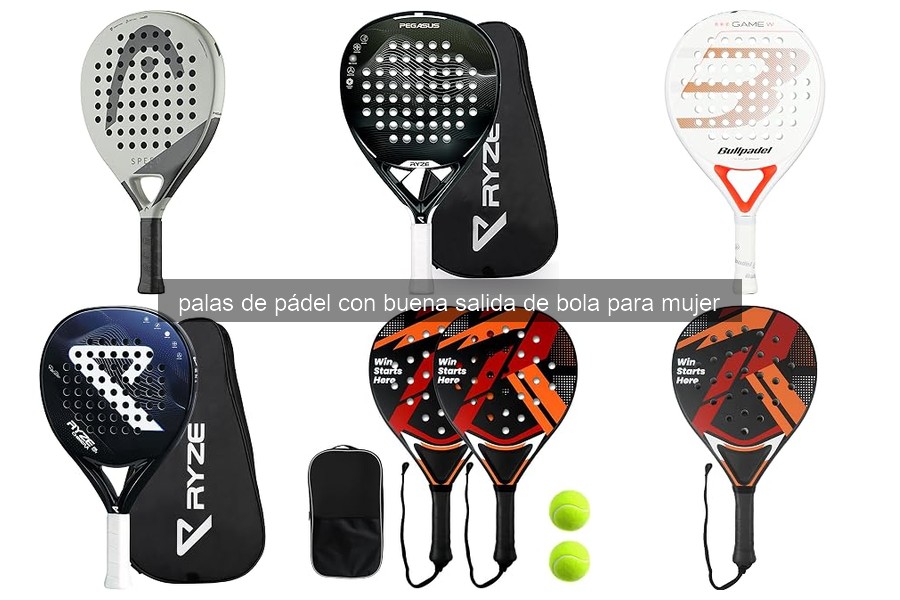 Mejores palas de pádel con buena salida para mujer 2026