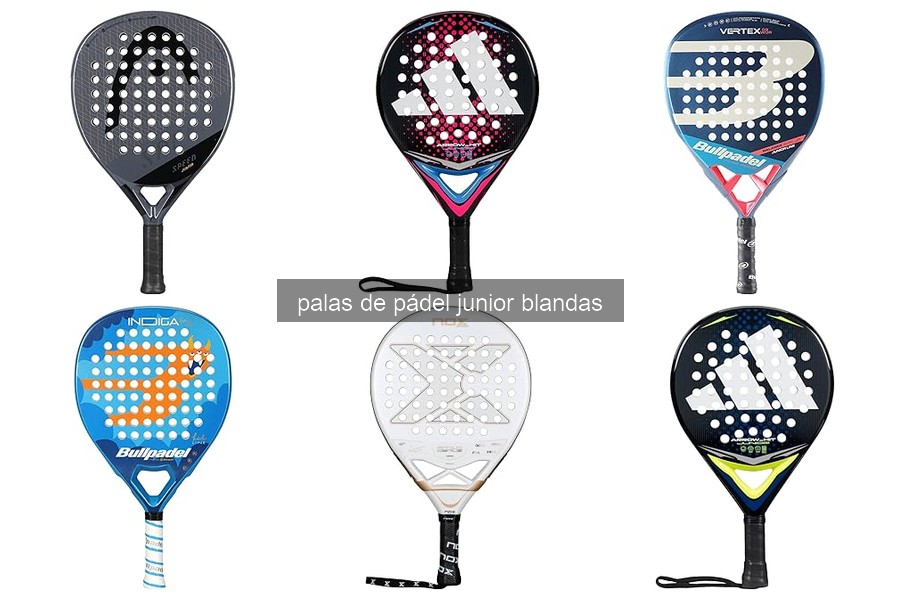 Mejores palas de pádel junior blandas en 2026: comparativa