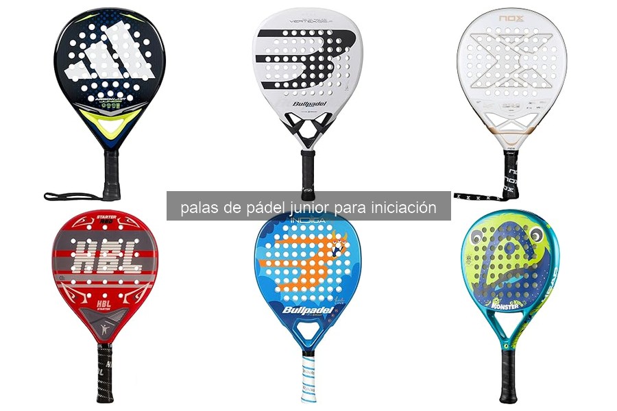 Mejores palas de pádel junior para iniciación en 2026