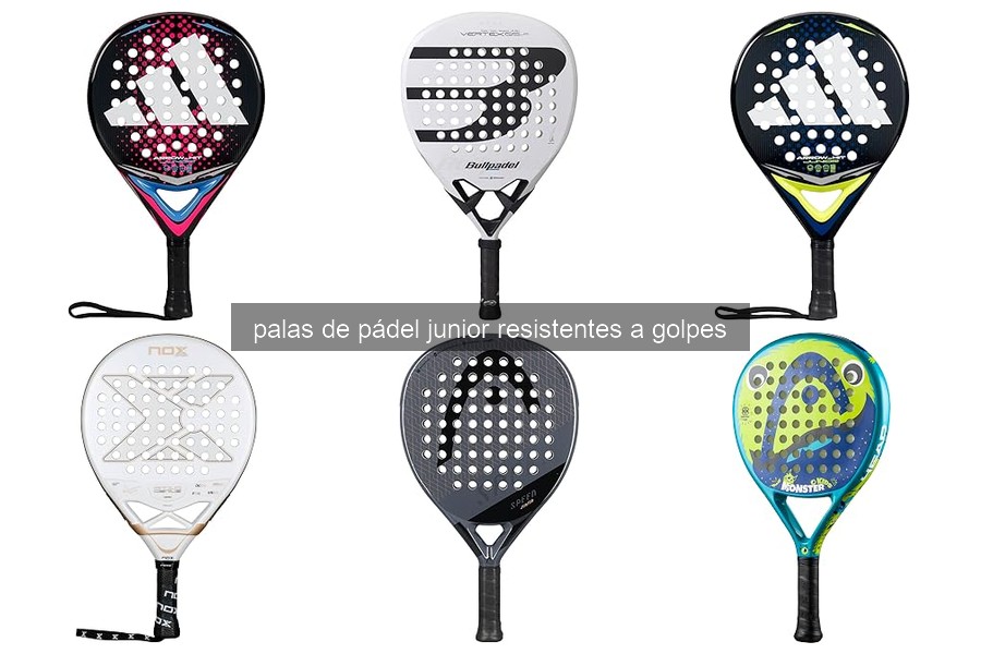 Mejores palas de pádel junior resistentes a golpes en 2026
