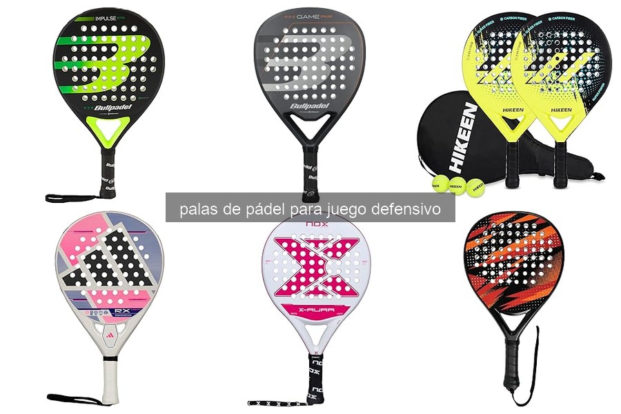 Mejores palas de pádel para juego defensivo en 2023