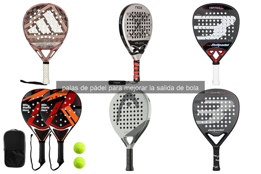 Mejores palas de pádel para salida de bola en 2026