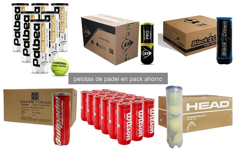 Mejores pelotas de pádel en pack ahorro: comparativa 2026