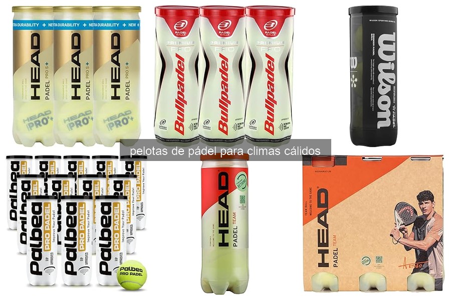 Mejores pelotas de pádel para climas cálidos en 2026