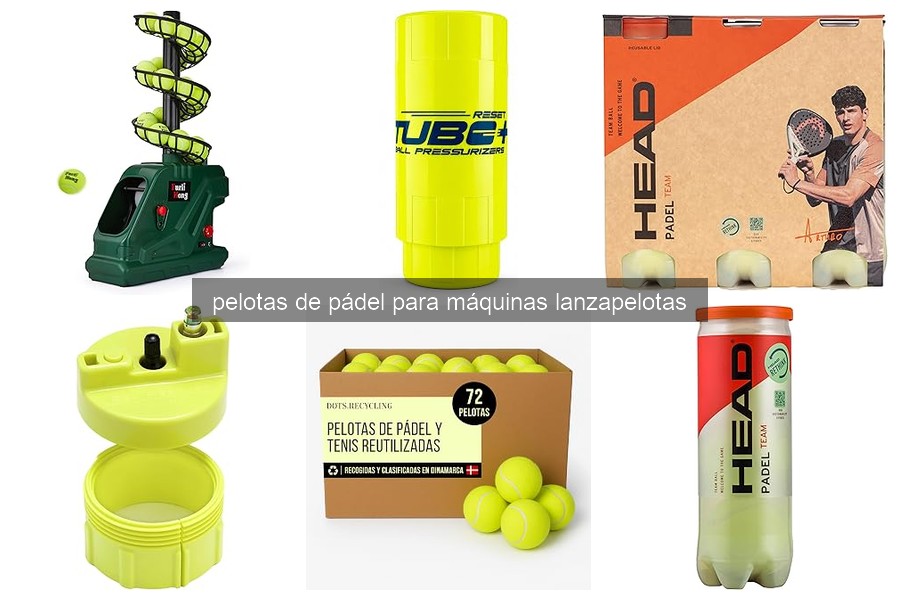 Mejores pelotas de pádel para máquinas lanzapelotas en 2026