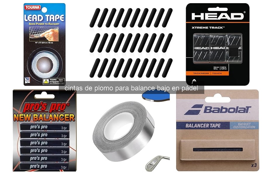 Problemas comunes al usar cintas de plomo para pádel
