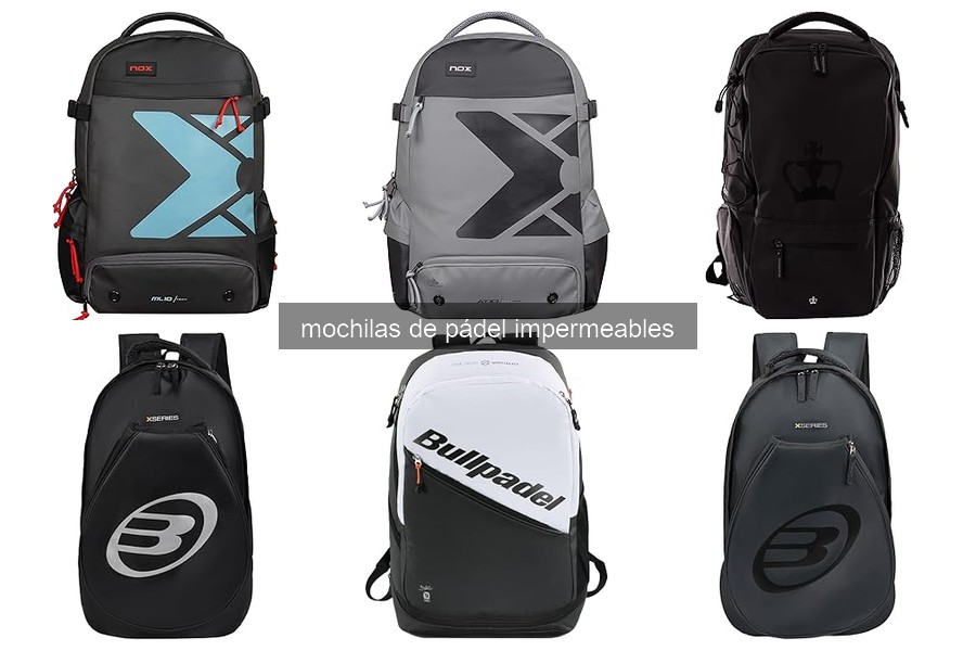 Ventajas de las mochilas de pádel impermeables