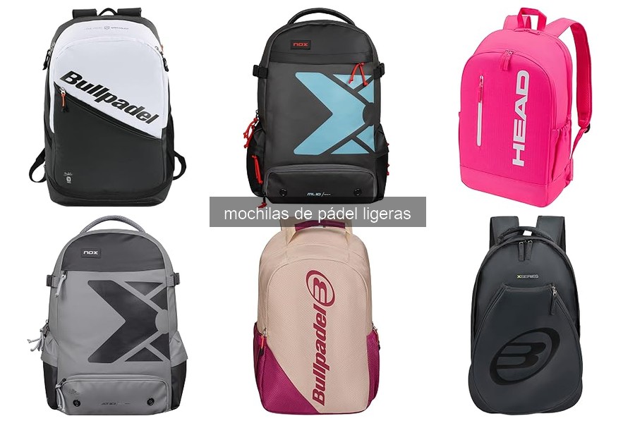 Ventajas y desventajas de las mochilas de pádel ligeras