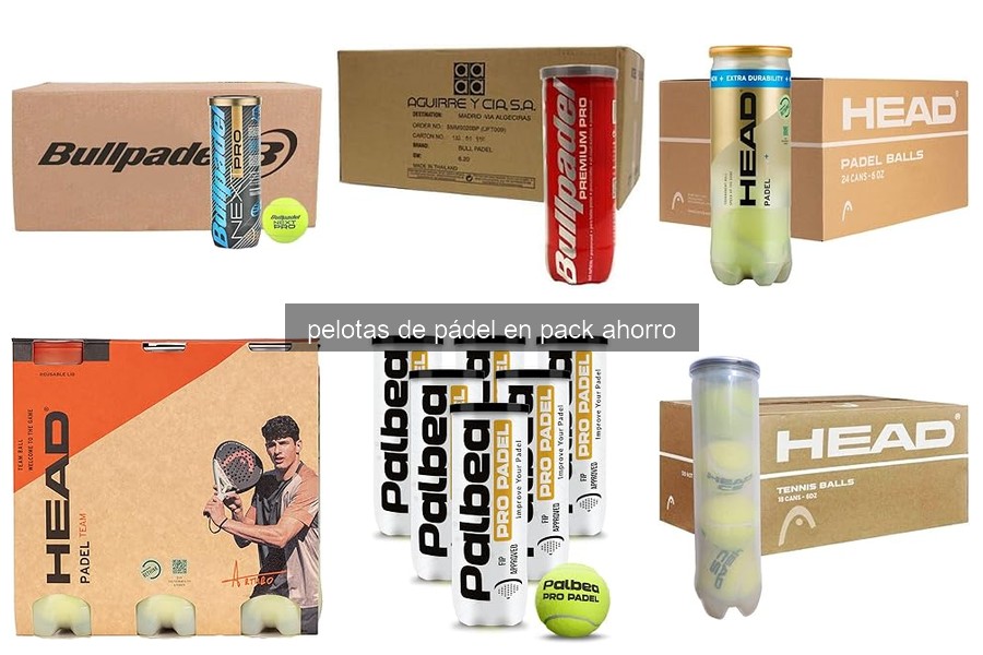 Ventajas y desventajas de pelotas de pádel en pack
